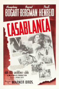 1942 Casablanca Poster $17,925.