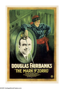1920 The Mark of Zorro Poster $17,250.