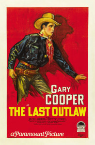 1927 The Last Outlaw Poster $16,730.