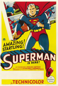 1941 Superman Cartoon Stock Poster $16,730.