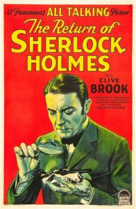 1929 The Return of Sherlock Holmes Poster $16,730.