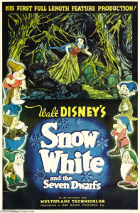 1937 Snow White and the Seven Dwarfs Poster $15,812.50