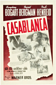 1942 Casablanca Poster $15,535