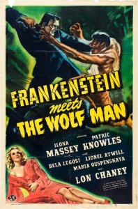 1943 Frankenstein Meets the Wolf Man Poster $15,535.