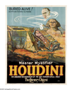 1926 Houdini "Buried Alive" Poster $14,950