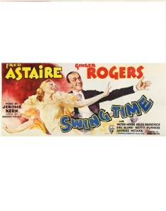 1936 Swing Time Poster $15,535