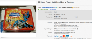 1984 Super Powers Lunch Box
