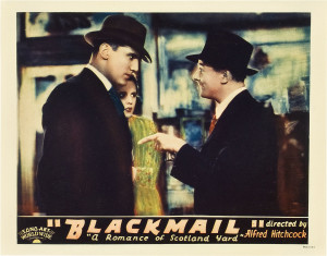 1929 Blackmail Poster $14,340