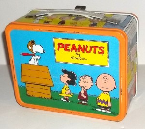 29.1 1960′s Peanuts Lunch Box