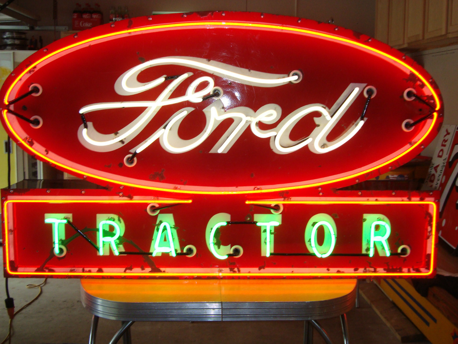 Antique neon ford signs #4