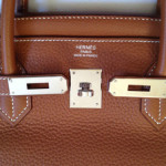 0.2 Hermes Birkin Bag 40CM GOLD with PALLADIUM HW Togo leather