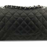 1.3 Brand New Chanel Black Caviar Leather Classic Flap Medium Chain Shoulder Bag